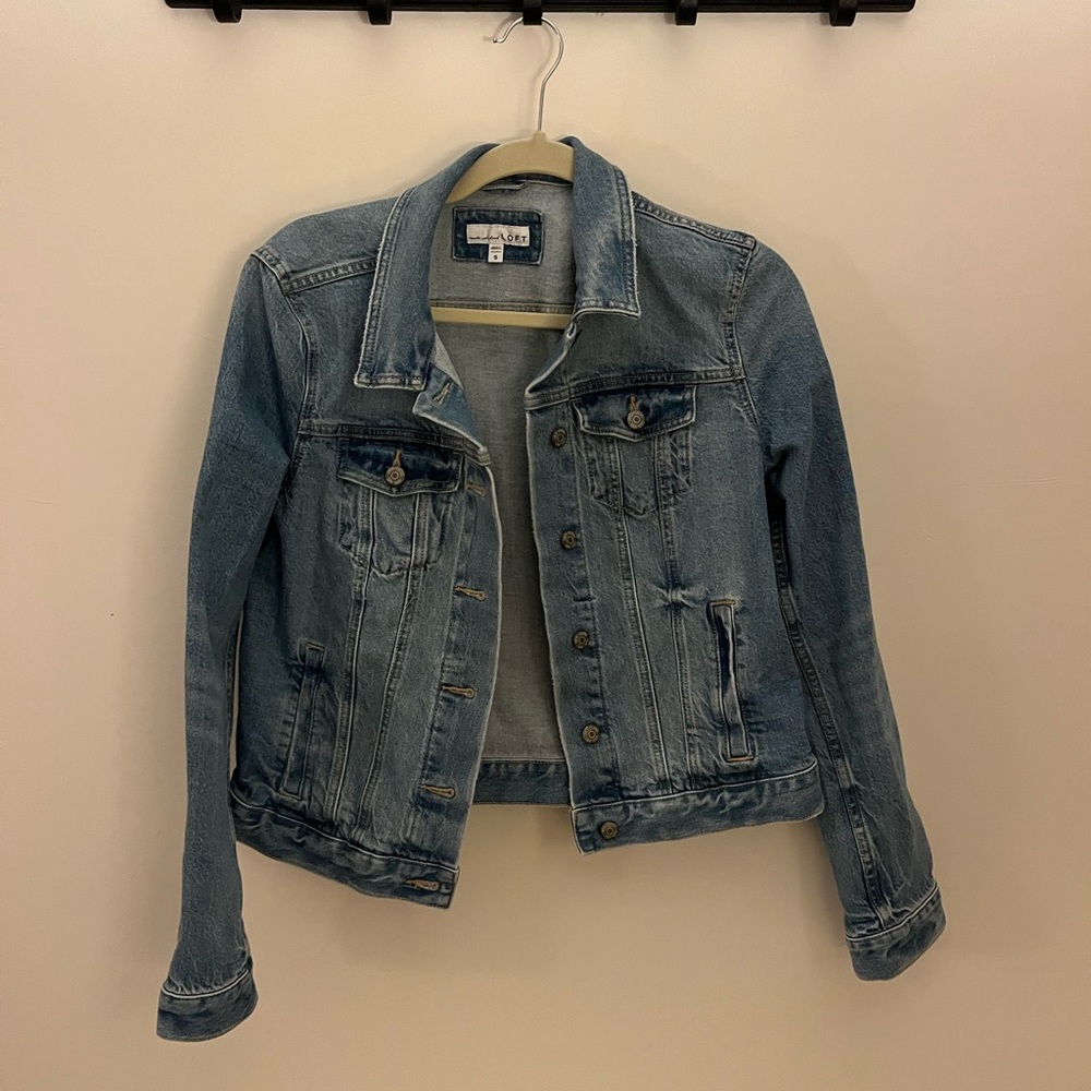 LOFT Light Blue Denim Jacket